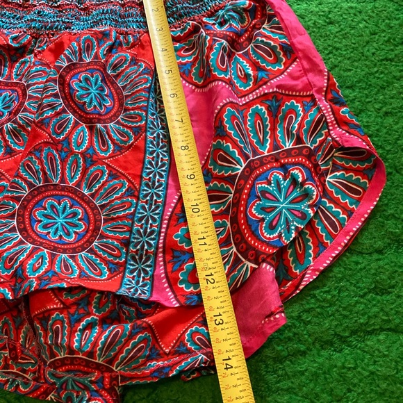 Green Dragon boho Shorts - Picture 4 of 7